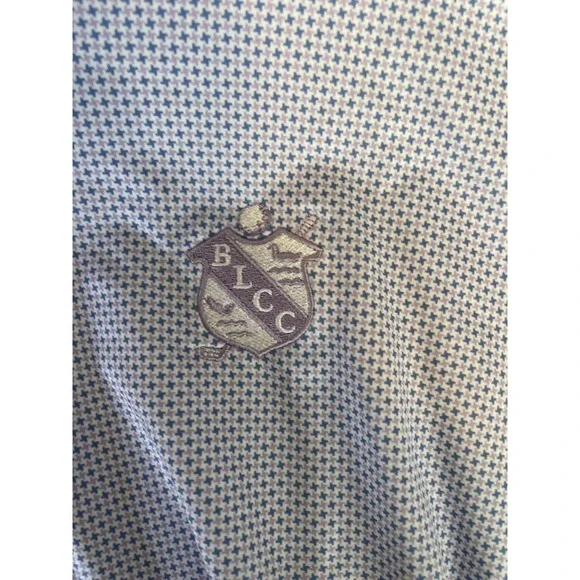 NWT Peter Millar Phoenix Performance Jersey‎ Polo Men's XL White Short Sleeve